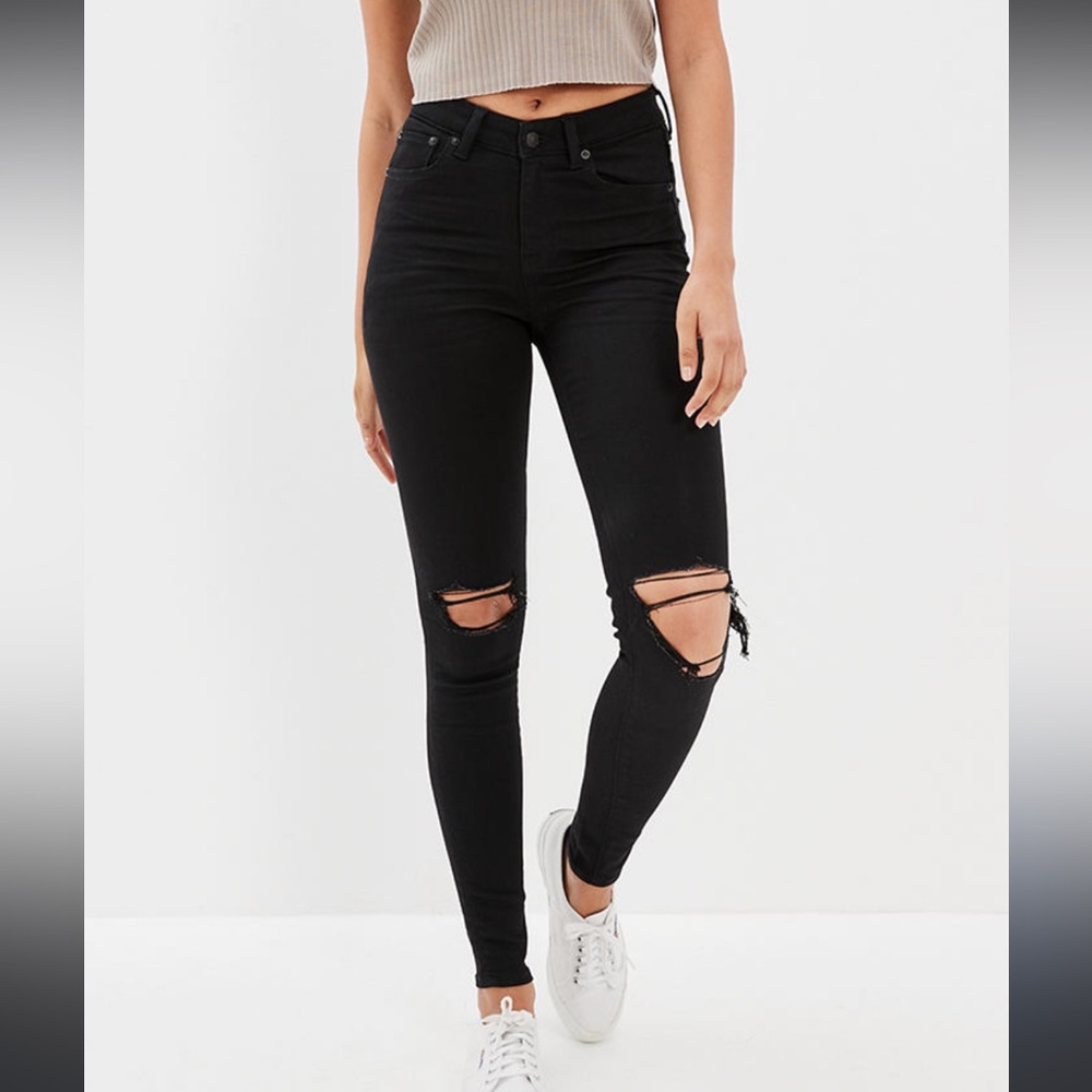 AE Next Level Ripped High V-Rise Jegging